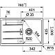 Приобрести Кухонная мойка Fragranit Franke Centro CNG 611/211-78 оникс 114.0639.689 в магазине сантехники Santeh-Crystal.ru