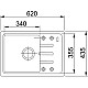 Приобрести Кухонная мойка Fragranit Franke Malta BSG 611-62 серый камень 114.0604.562 в магазине сантехники Santeh-Crystal.ru