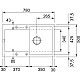 Купить Кухонная мойка Fragranit Franke Maris MRG 611-78 серый камень 114.0604.398 в магазине сантехники Santeh-Crystal.ru