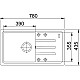 Купить Кухонная мойка Fragranit Franke Malta BSG 611-78 серый камень 114.0604.567 в магазине сантехники Santeh-Crystal.ru