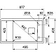 Купить Кухонная мойка Fragranit Franke Fresno FSG 611 оникс 114.0593.108 в магазине сантехники Santeh-Crystal.ru