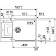Заказать Кухонная мойка Fragranit Franke Urban UBG 611-78L сахара 114.0595.271 в магазине сантехники Santeh-Crystal.ru