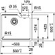 Купить Кухонная мойка Fragranit Franke Urban UBG 610-56 оникс 114.0595.378 в магазине сантехники Santeh-Crystal.ru