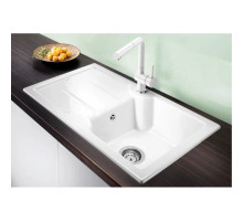 Кухонная мойка чаша справа Blanco Idessa 45S Глянцевый белый 514498