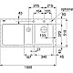 Купить Кухонная мойка Franke Mythos MTK 651-100 оникс 124.0335.868 в магазине сантехники Santeh-Crystal.ru