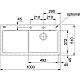 Заказать Кухонная мойка Franke Mythos MTK 611-100 графит 124.0335.864 в магазине сантехники Santeh-Crystal.ru