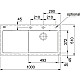 Заказать Кухонная мойка Franke Mythos MTK 611-100 антрацит 124.0380.247 в магазине сантехники Santeh-Crystal.ru