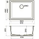 Купить Кухонная мойка Natceramic Omoikiri Okinoshima 61-U/I-BL черный 4997063 в магазине сантехники Santeh-Crystal.ru