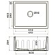 Купить Кухонная мойка Natceramic Omoikiri Mikura 61-RG Matt royal green  4911256 в магазине сантехники Santeh-Crystal.ru