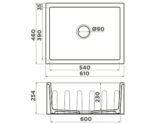 Приобрести Кухонная мойка Natceramic Omoikiri Mikura 61-TO Matt toscana 4911258 в магазине сантехники Santeh-Crystal.ru