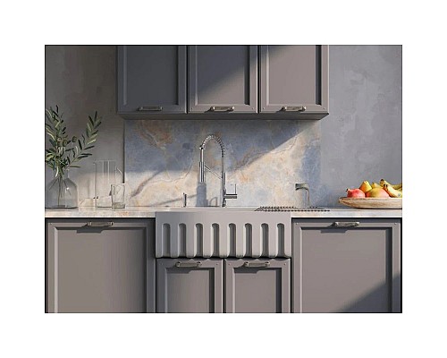 Заказать Кухонная мойка Natceramic Omoikiri Mikura 76-Lemon white 4993020 в магазине сантехники Santeh-Crystal.ru