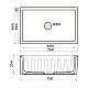 Купить Кухонная мойка Natceramic Omoikiri Mikura 76-Tokyo white 4993021 в магазине сантехники Santeh-Crystal.ru