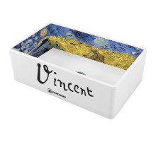 Кухонная мойка Natceramic Omoikiri Mikura 76-Vangogh white 4993024