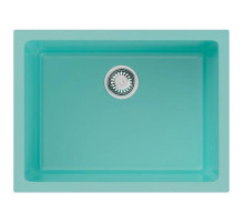 Кухонная мойка Natceramic Omoikiri Okinoshima 61-U/I-AZ Glossy azur 4911264