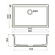 Купить Кухонная мойка Natceramic Omoikiri Okinoshima 76-U/I-G Matt золотой матовый 4993169 в магазине сантехники Santeh-Crystal.ru