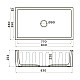 Купить Кухонная мойка Natceramic Omoikiri Mikura 83-BL черный 4997081 в магазине сантехники Santeh-Crystal.ru