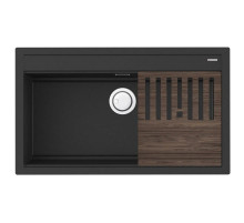 Кухонная мойка Artceramic Omoikiri Kitagawa 86-LB-GB графит 4993794