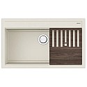 Кухонная мойка Artceramic Omoikiri Kitagawa 86-LB-WH белый 4993795