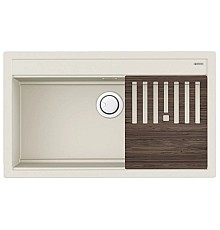 Кухонная мойка Artceramic Omoikiri Kitagawa 86-LB-WH белый 4993795