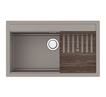 Кухонная мойка Artceramic Omoikiri Kitagawa 86-LB-GR leningrad grey 4993796