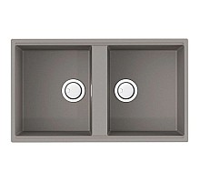 Кухонная мойка Artceramic Omoikiri Kitagawa 83-2-U-GR leningrad grey 4993810