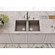 Купить Кухонная мойка Artceramic Omoikiri Kitagawa 83-2-U-GR leningrad grey 4993810 в магазине сантехники Santeh-Crystal.ru