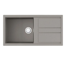 Кухонная мойка Artceramic Omoikiri Kitagawa 100-GR ленинградский серый 4993788