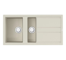 Кухонная мойка Artceramic Omoikiri Kitagawa 100-2-WH белый 4993803