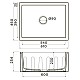 Приобрести Кухонная мойка Natceramic Omoikiri Mikura 61-WH белый глянец 4993257 в магазине сантехники Santeh-Crystal.ru