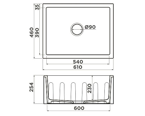 Заказать Кухонная мойка Natceramic Omoikiri Mikura 61-PE pebble 4997072 в магазине сантехники Santeh-Crystal.ru