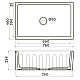 Купить Кухонная мойка Natceramic Omoikiri Mikura 76-WH белый глянец 4993258 в магазине сантехники Santeh-Crystal.ru