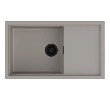 Кухонная мойка Artceramic Omoikiri Sintesi 86-GR ленинградский серый 4997134