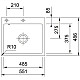 Купить Кухонная мойка Fraceram Franke Mythos MTK 210-58 оникс 129.0382.486 в магазине сантехники Santeh-Crystal.ru