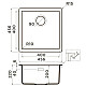 Купить Кухонная мойка Artceramic Omoikiri Yamakawa 45-Integra-GR ленинградский серый 4997252 в магазине сантехники Santeh-Crystal.ru