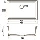 Приобрести Кухонная мойка Natceramic Omoikiri Okinoshima 76-U/I-SB smoky blue 4997148 в магазине сантехники Santeh-Crystal.ru