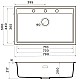 Заказать Кухонная мойка Artceramic Omoikiri Sintesi 79-GB графит 4997135 в магазине сантехники Santeh-Crystal.ru