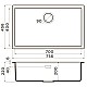 Купить Кухонная мойка Artceramic Omoikiri Yamakawa 75-Integra-CN canyon 4997274 в магазине сантехники Santeh-Crystal.ru