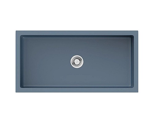 Купить Кухонная мойка Natceramic Omoikiri Mikura 91-SB smoky blue 4997089 в магазине сантехники Santeh-Crystal.ru