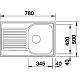Купить Кухонная мойка Blanco Tipo 45S Compact Матовая сталь 513441 в магазине сантехники Santeh-Crystal.ru