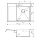 Купить Кухонная мойка нержавеющая сталь Omoikiri Akisame 65-IN-R в магазине сантехники Santeh-Crystal.ru