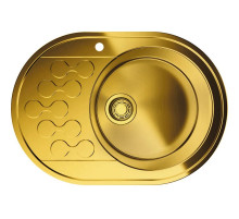 Кухонная мойка латунь Omoikiri Kasumigaura 65-AB-R