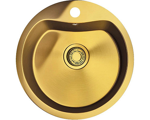 Приобрести Кухонная мойка латунь Omoikiri Saroma 51-1-AB в магазине сантехники Santeh-Crystal.ru