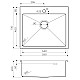 Заказать Кухонная мойка нержавеющая сталь Omoikiri Akisame 59-IN 4973055 в магазине сантехники Santeh-Crystal.ru