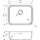 Заказать Кухонная мойка нержавеющая сталь Omoikiri Omi 54-U/IF-IN в магазине сантехники Santeh-Crystal.ru