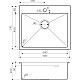 Купить Кухонная мойка вороненая сталь Omoikiri Akisame 59-GM 4973096 в магазине сантехники Santeh-Crystal.ru