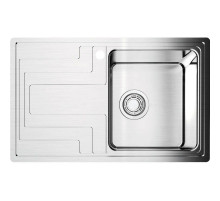 Кухонная мойка нержавеющая сталь Omoikiri Mizu 78-1-R