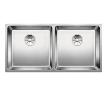 Кухонная мойка Blanco Andano 400/400-U InFino зеркальная полированная сталь 522987