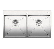 Кухонная мойка Blanco Zerox 400/400-IF/A InFino зеркальная полированная сталь 521648