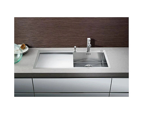 Купить Кухонная мойка Blanco Zerox 5 S-IF/A InFino зеркальная полированная сталь 521627 в магазине сантехники Santeh-Crystal.ru