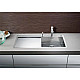 Купить Кухонная мойка Blanco Zerox 5 S-IF/A InFino зеркальная полированная сталь 521627 в магазине сантехники Santeh-Crystal.ru